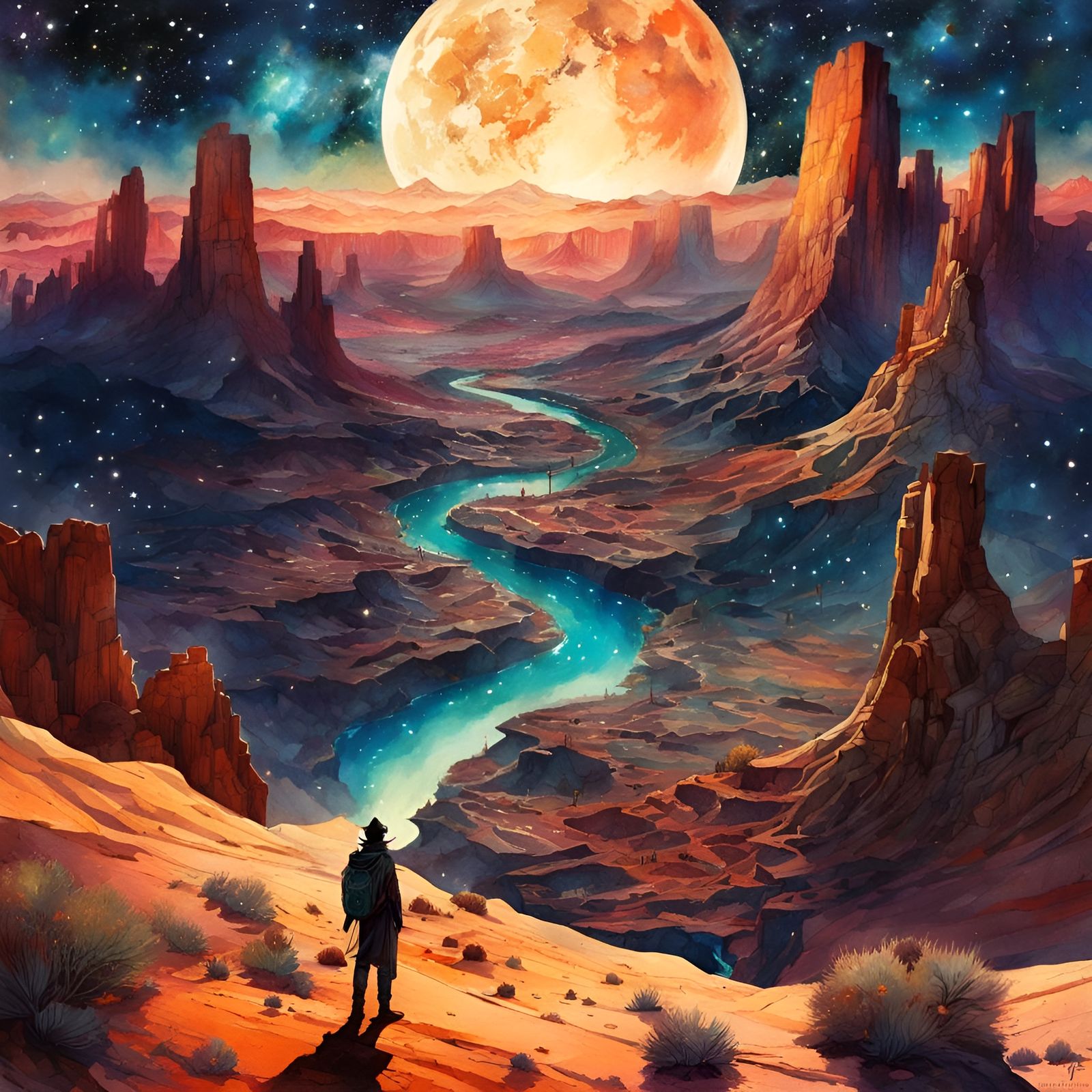 journey through the mysterious desert canyons  by @nana