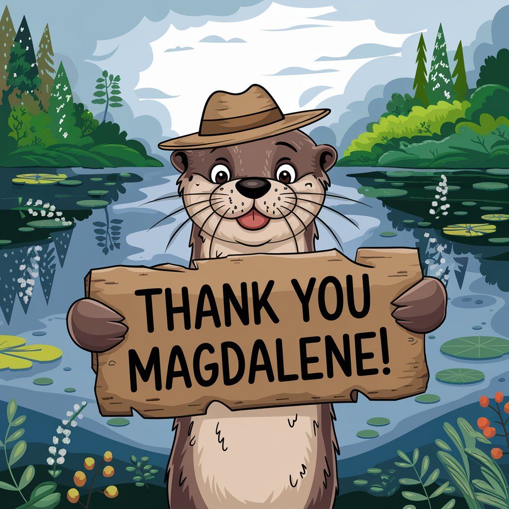Thank you, Magdalene!