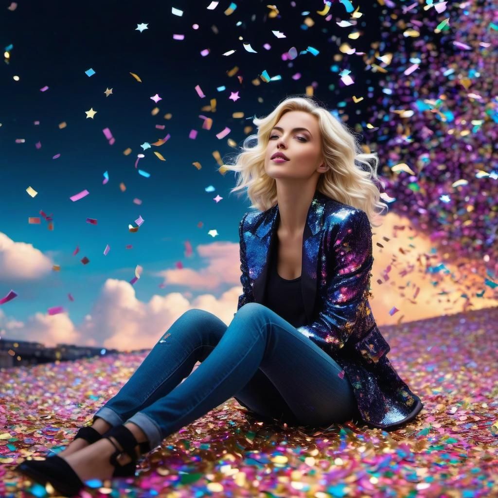 Confetti World!!!!! 2 AI Generated Artwork NightCafe Creator