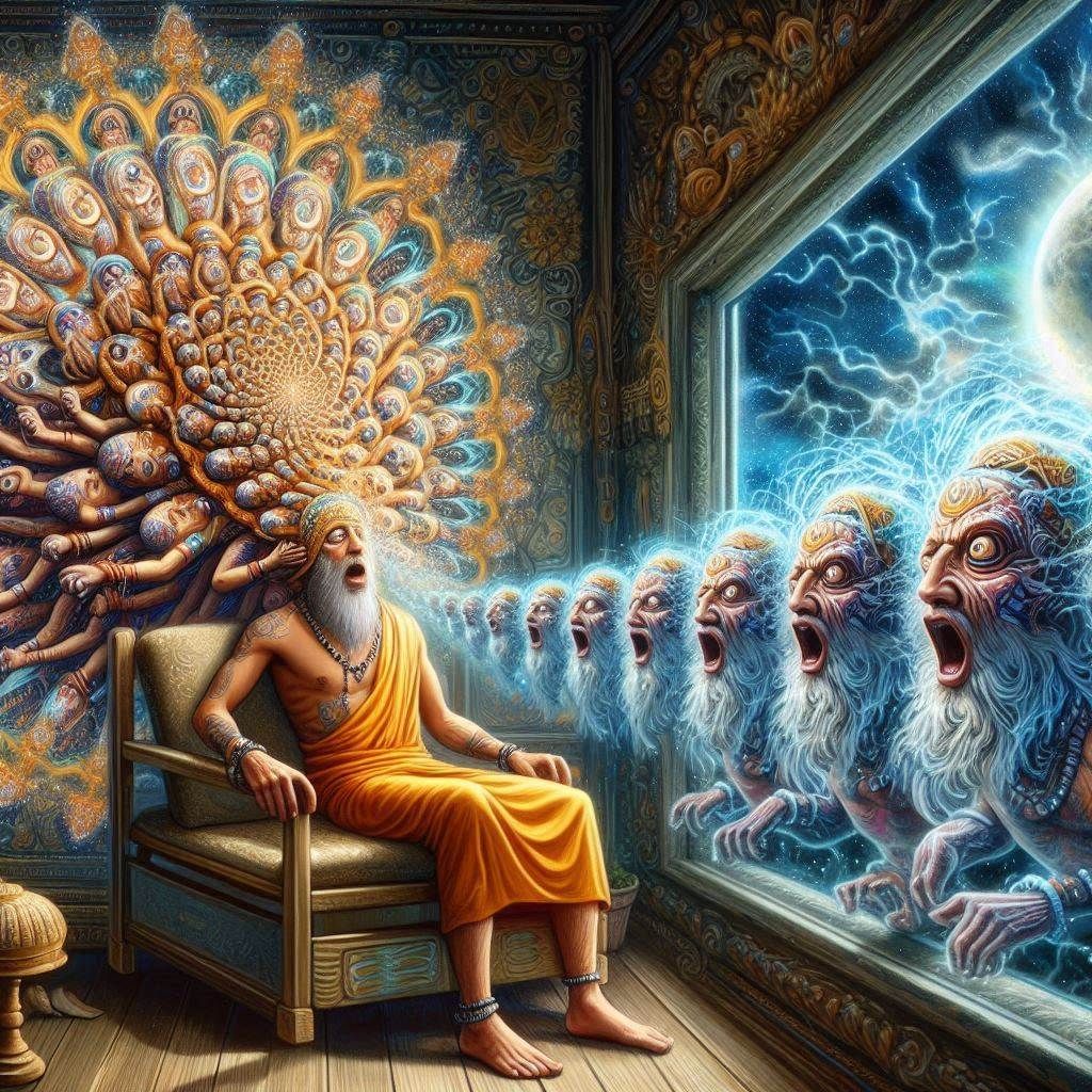 This one is quite uncanny! It's like a Kundalini experience I had, turning into a migraine.