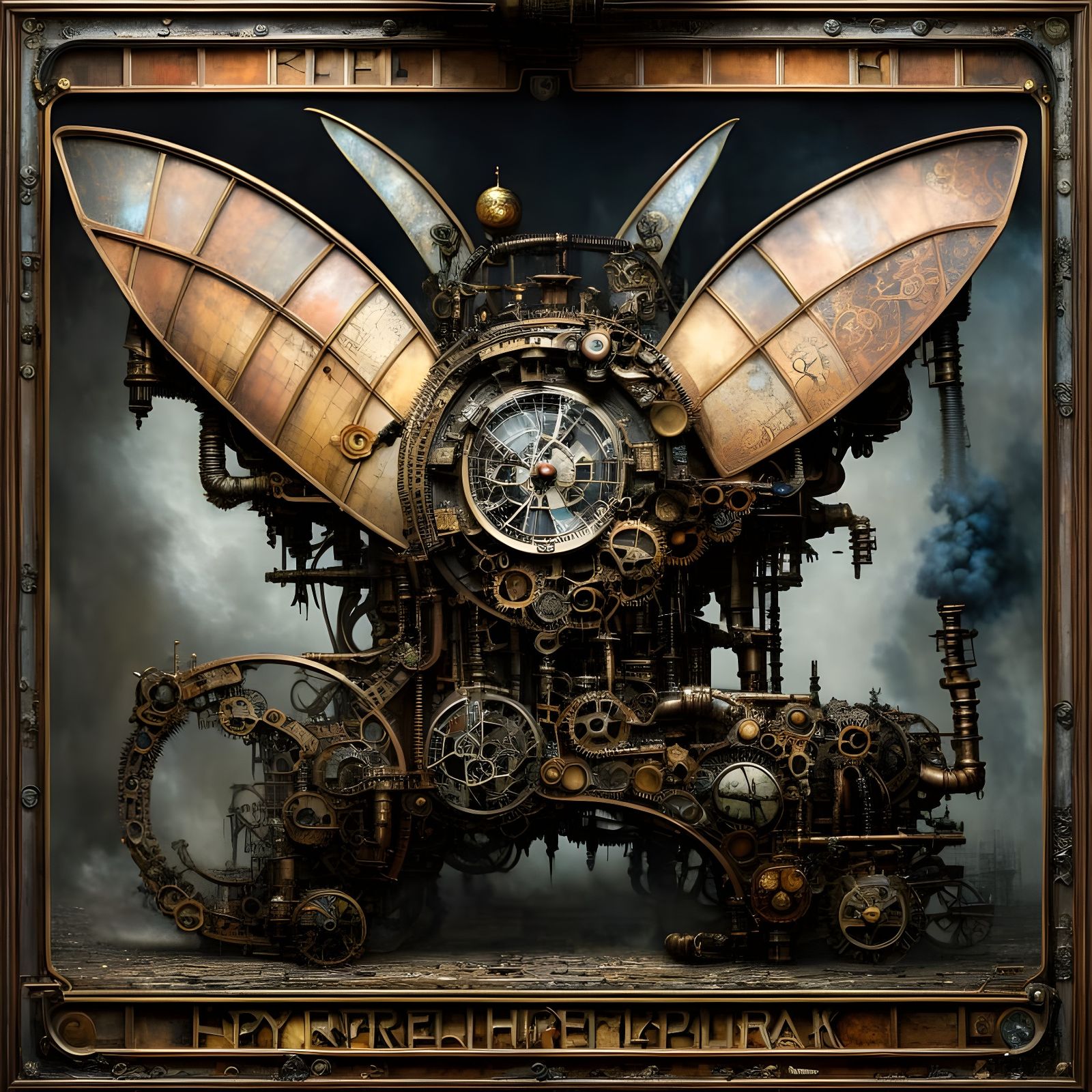 Steampunk Scarab  by @King in Yellow