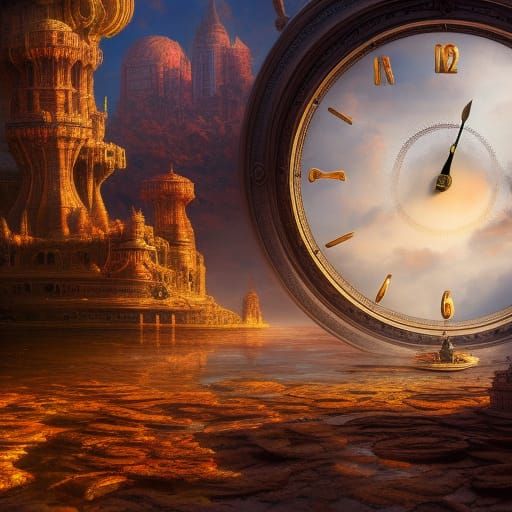 Like a clock whose hands are sweeping past the minutes of its face/ 8k