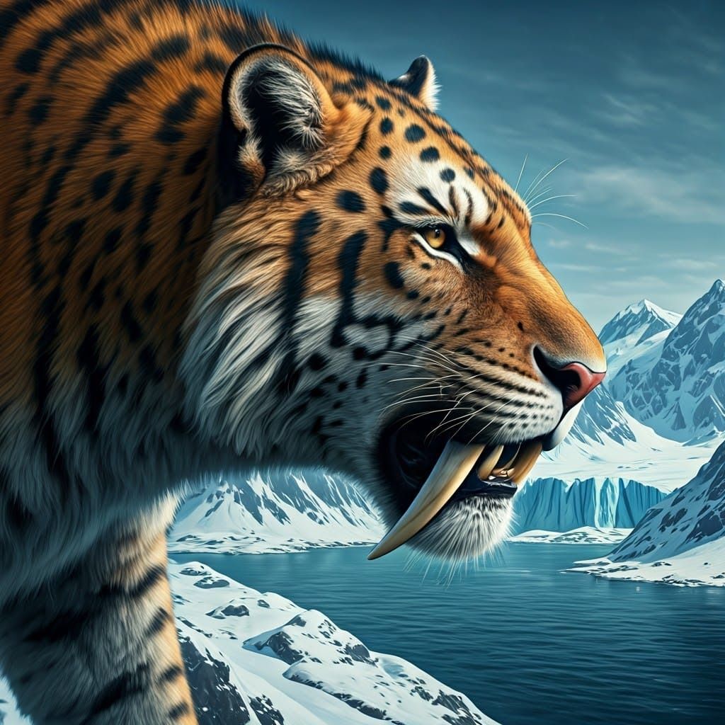 Profile of a Sabertooth  by @PhrozenExodus