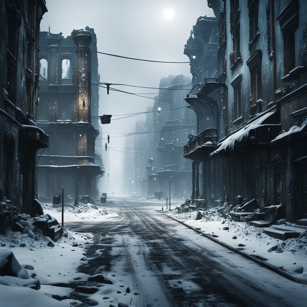 Frozen Apocalypse  by @Syrinx