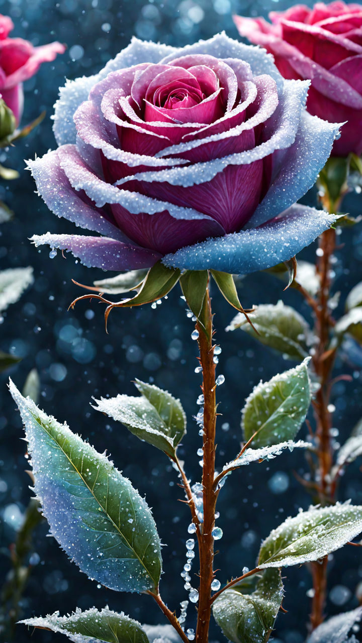 The frozen Rose