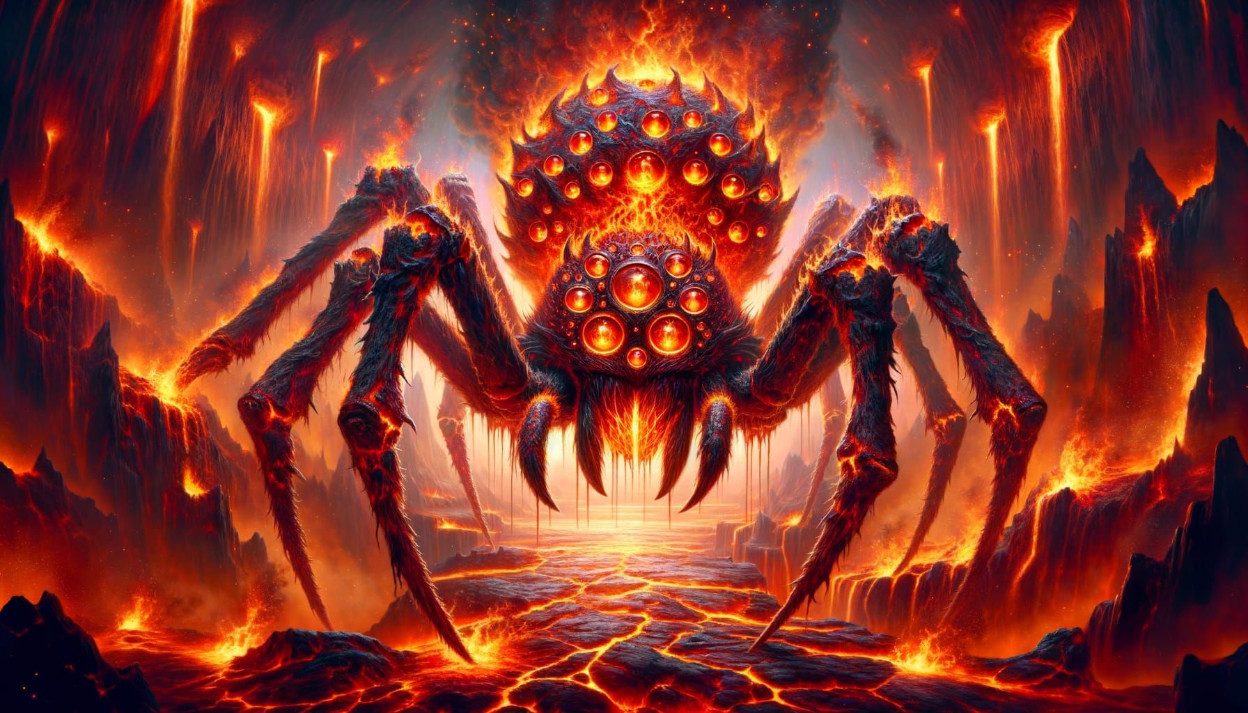 DND Series: Inferno Spider (Monster)