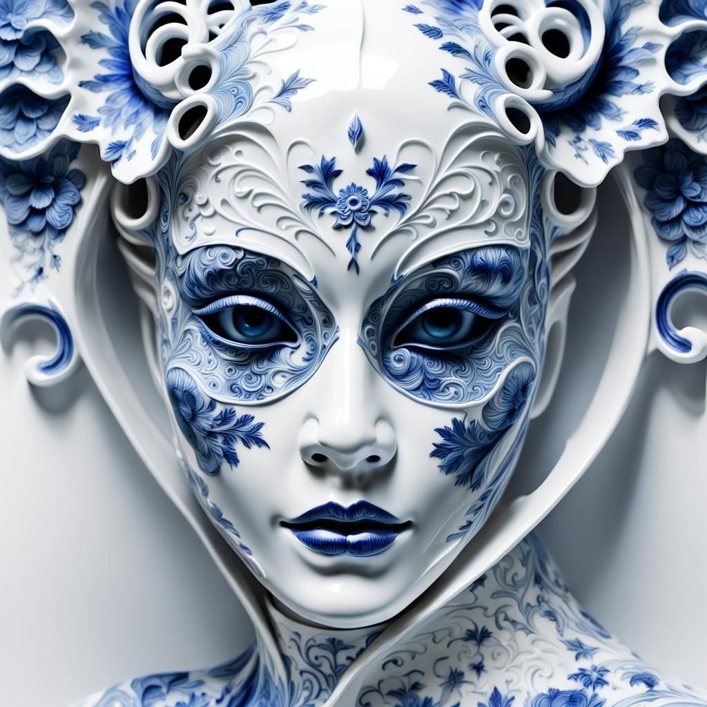 Porcelain - AI Generated Artwork - NightCafe Creator