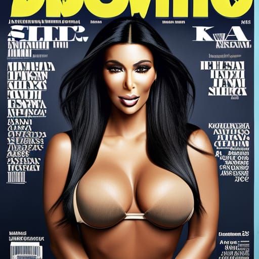 Newspaper cover Kim Kardashian