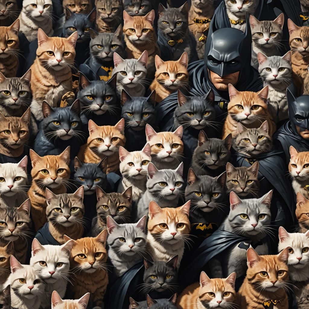 there's 2 bat men in here can u find them