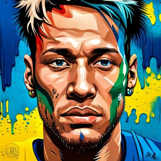 O Neymar - AI Generated Artwork - NightCafe Creator