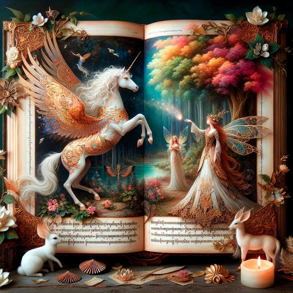 A Magical Unicorn-Pegasus  by @Emy