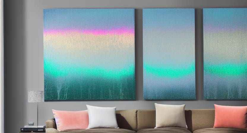 iridescent accents landscape