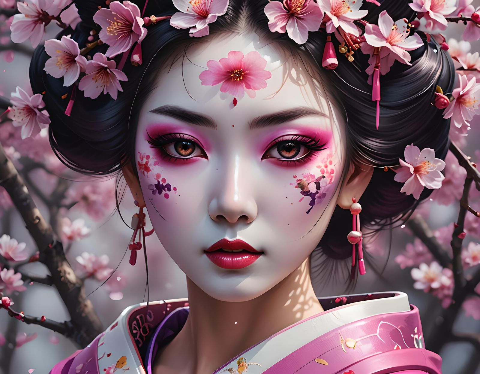 The Geisha - AI Generated Artwork - NightCafe Creator