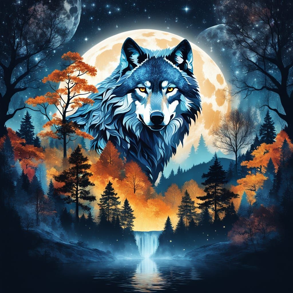  "Wolf Moon"  by @Trish2