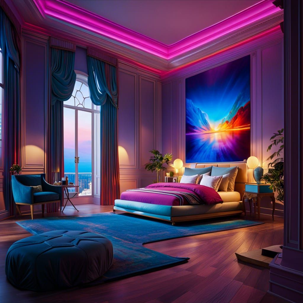 Photorealistic of a dream bedroom , Bedroom inspiration on t...