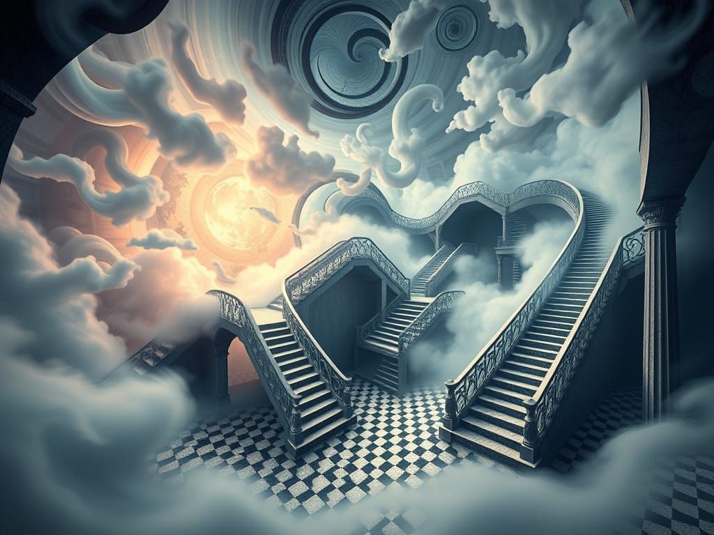 One path leads to dreams, the others to nightmares. Which do you choose?  by @Elfchan