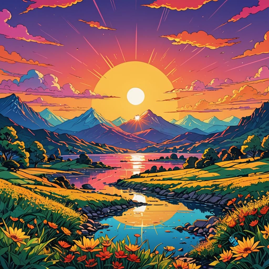 A New Sunrise - AI Generated Artwork - NightCafe Creator