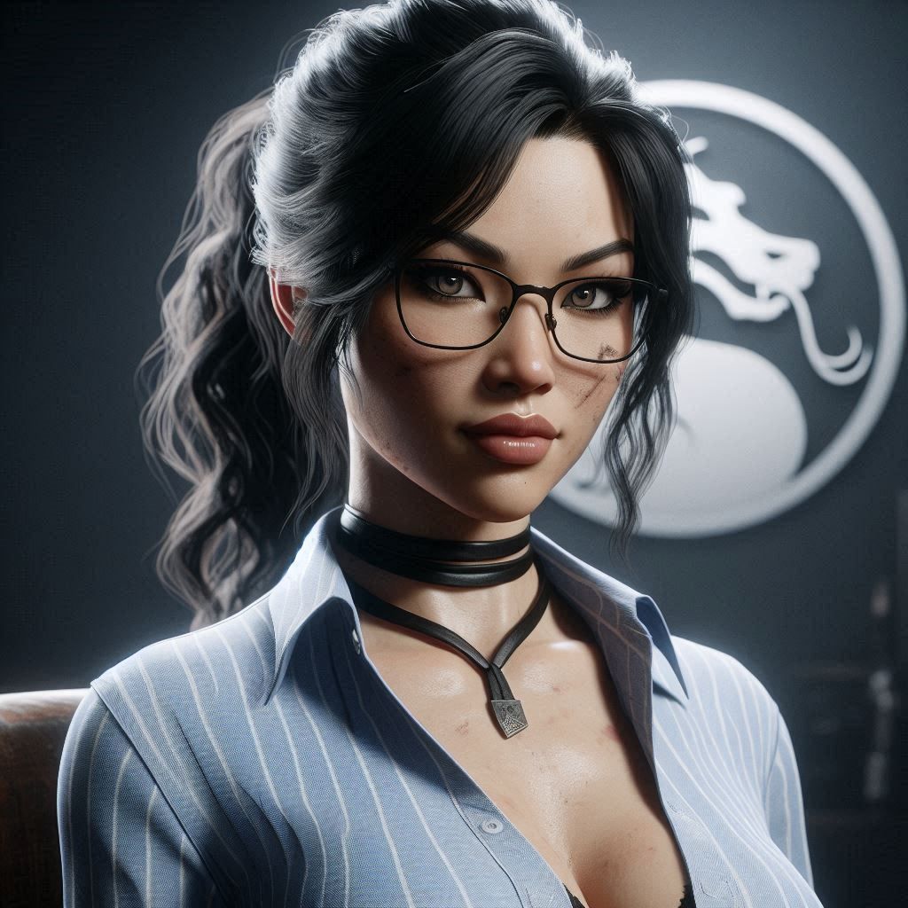 Titaness Kitana proud of a white tiger cub