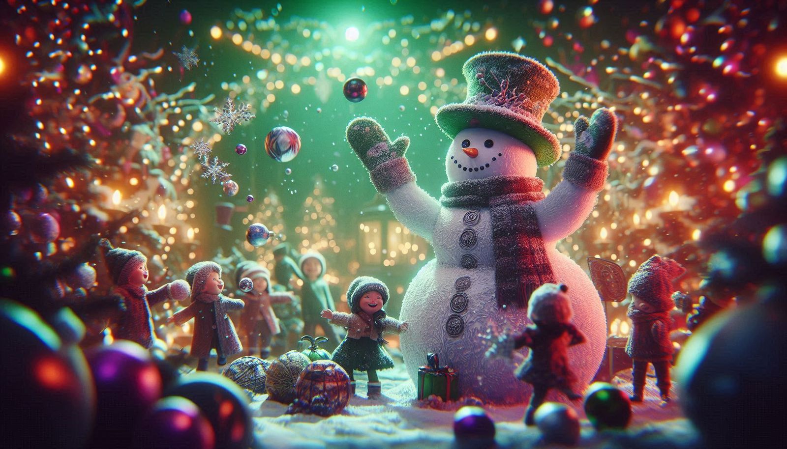 Frosty throwing snowballs  by @Karrisa