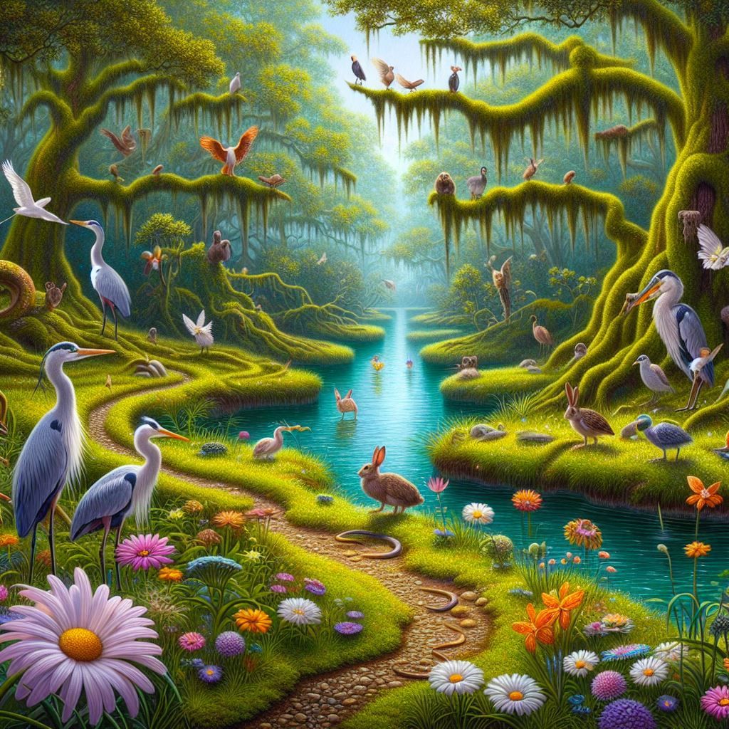 Springtime in the Louisiana Bayou