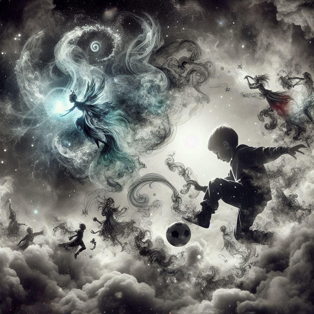 Imagination of the next football star