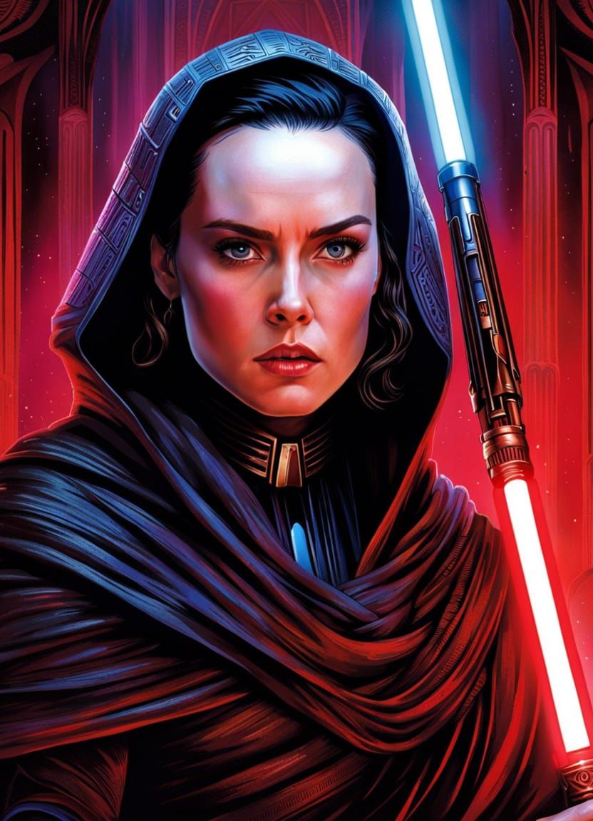 Darth Rey - AI Generated Artwork - NightCafe Creator