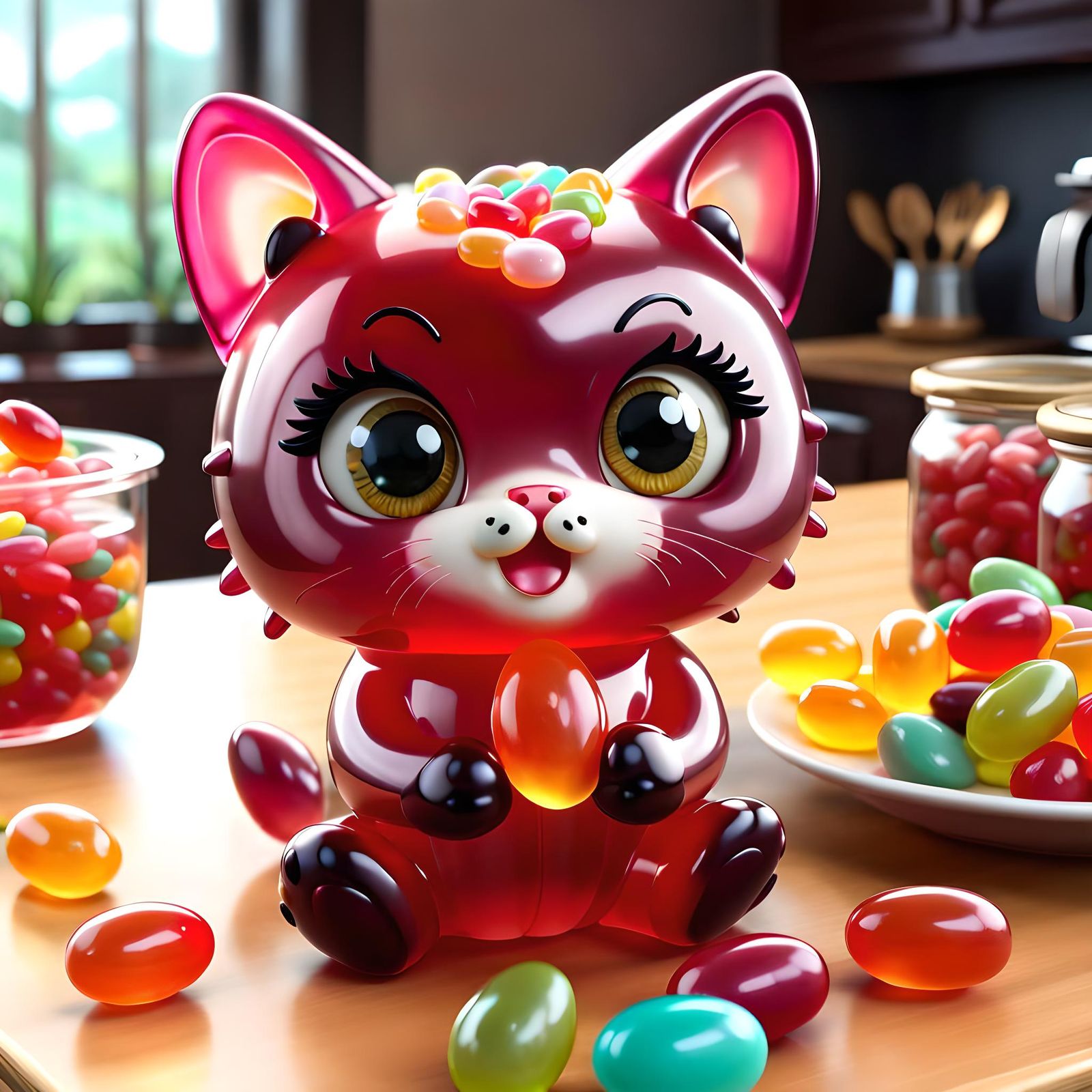 Jelly Cat  by @Chirminth