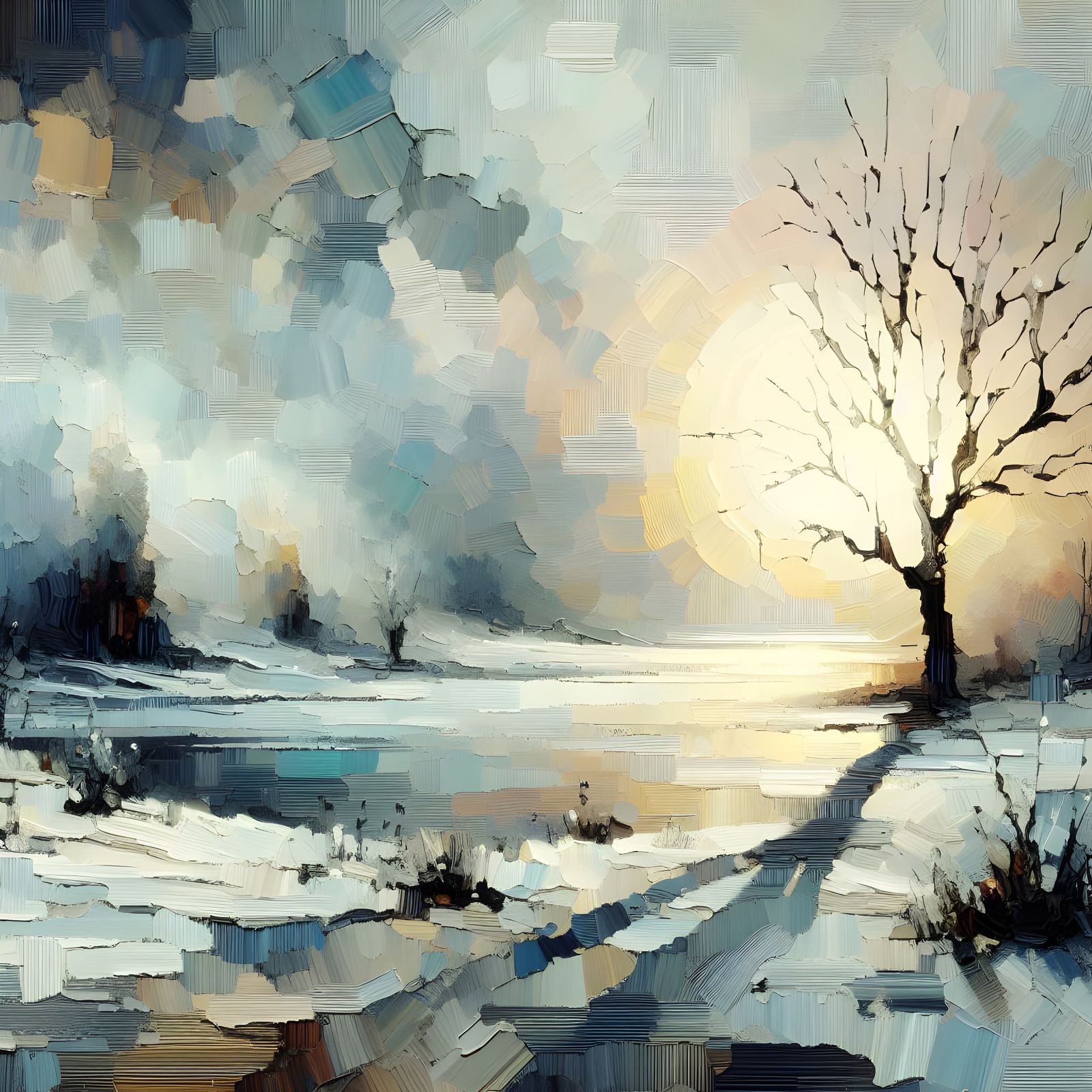 Winter abstraction  by @KB