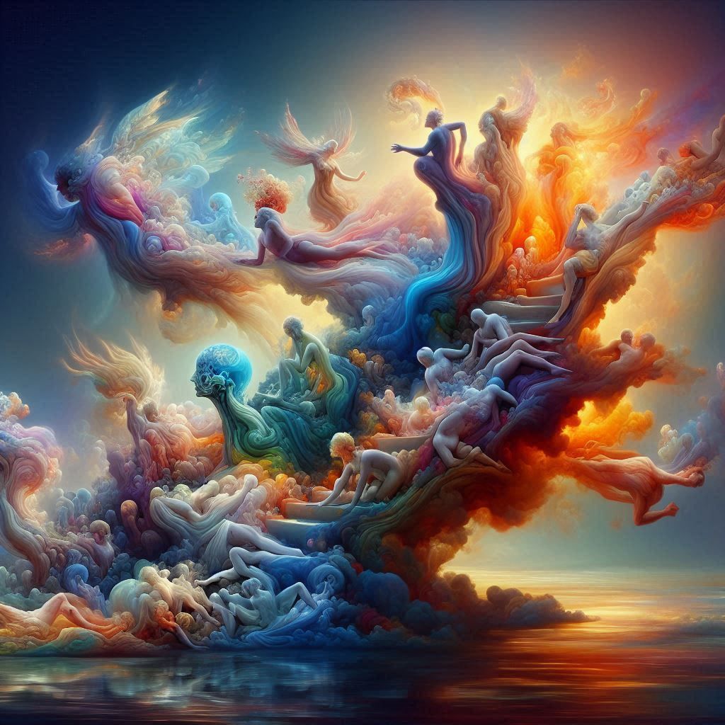 SOULS EXPELLED AND MAN TURNED INTO AN AUTOMAT multi-layered ...