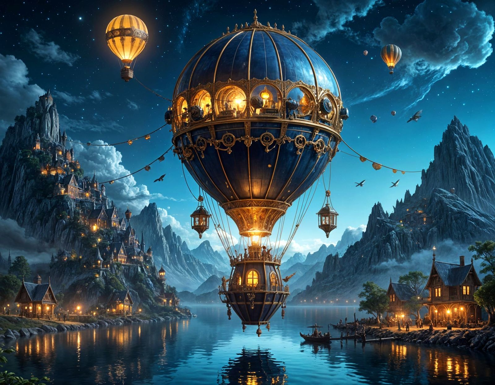 The golden balloon of Aramoor  by @Francis H