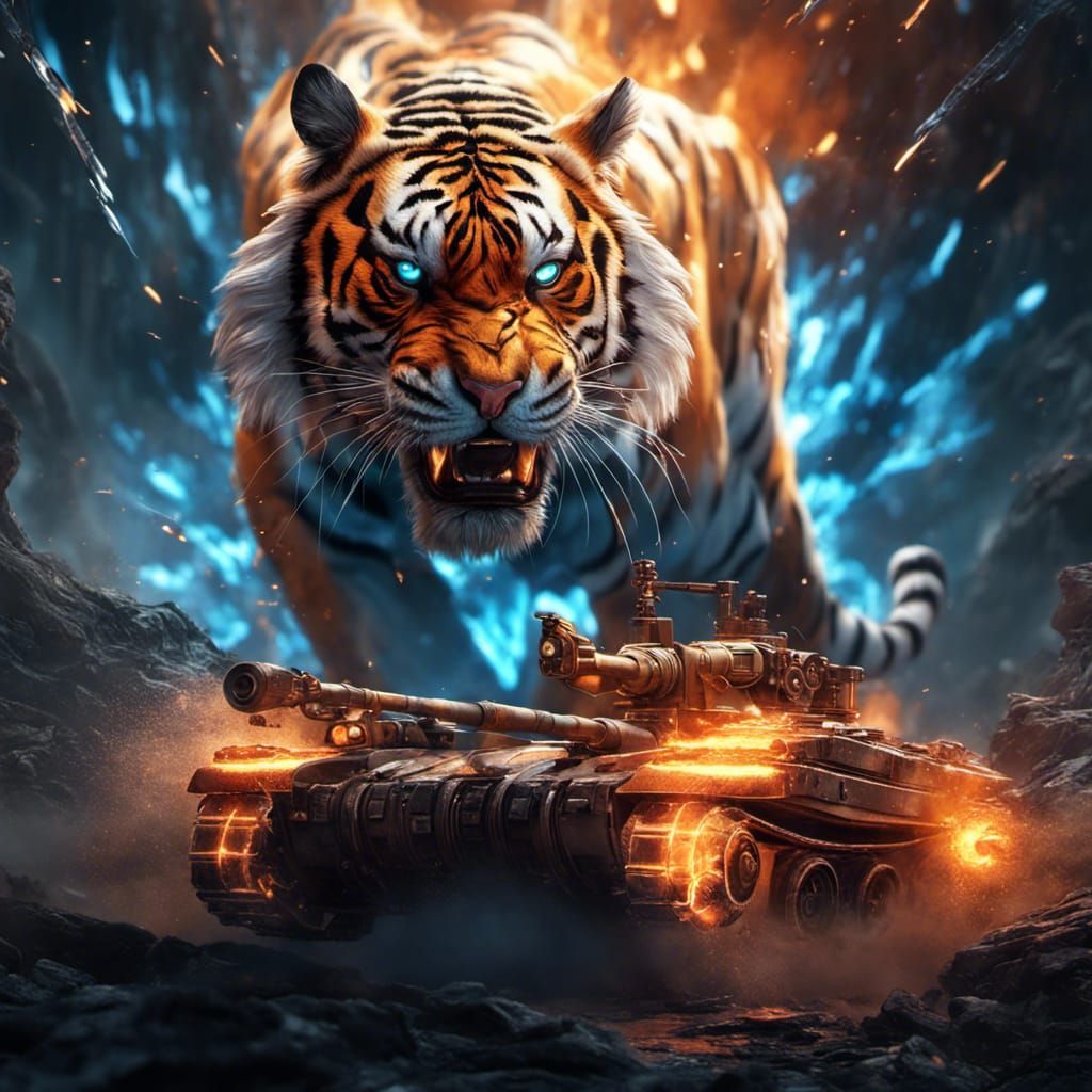 Tiger - AI Generated Artwork - NightCafe Creator