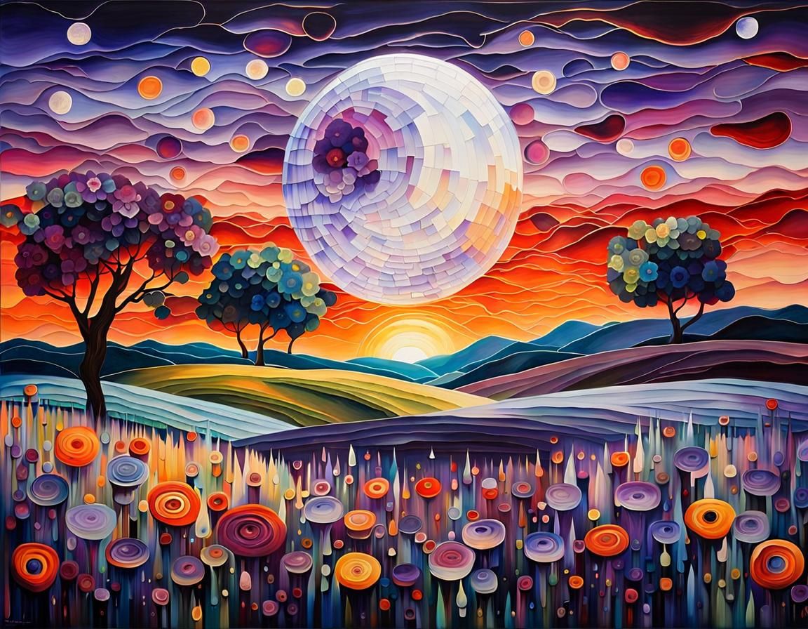 Flower Moonscape