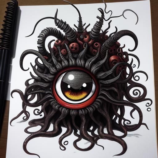 DnD Monster 1  by @Magpie Morrigan