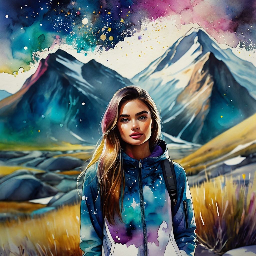 portrait at the mountain valley - v.2