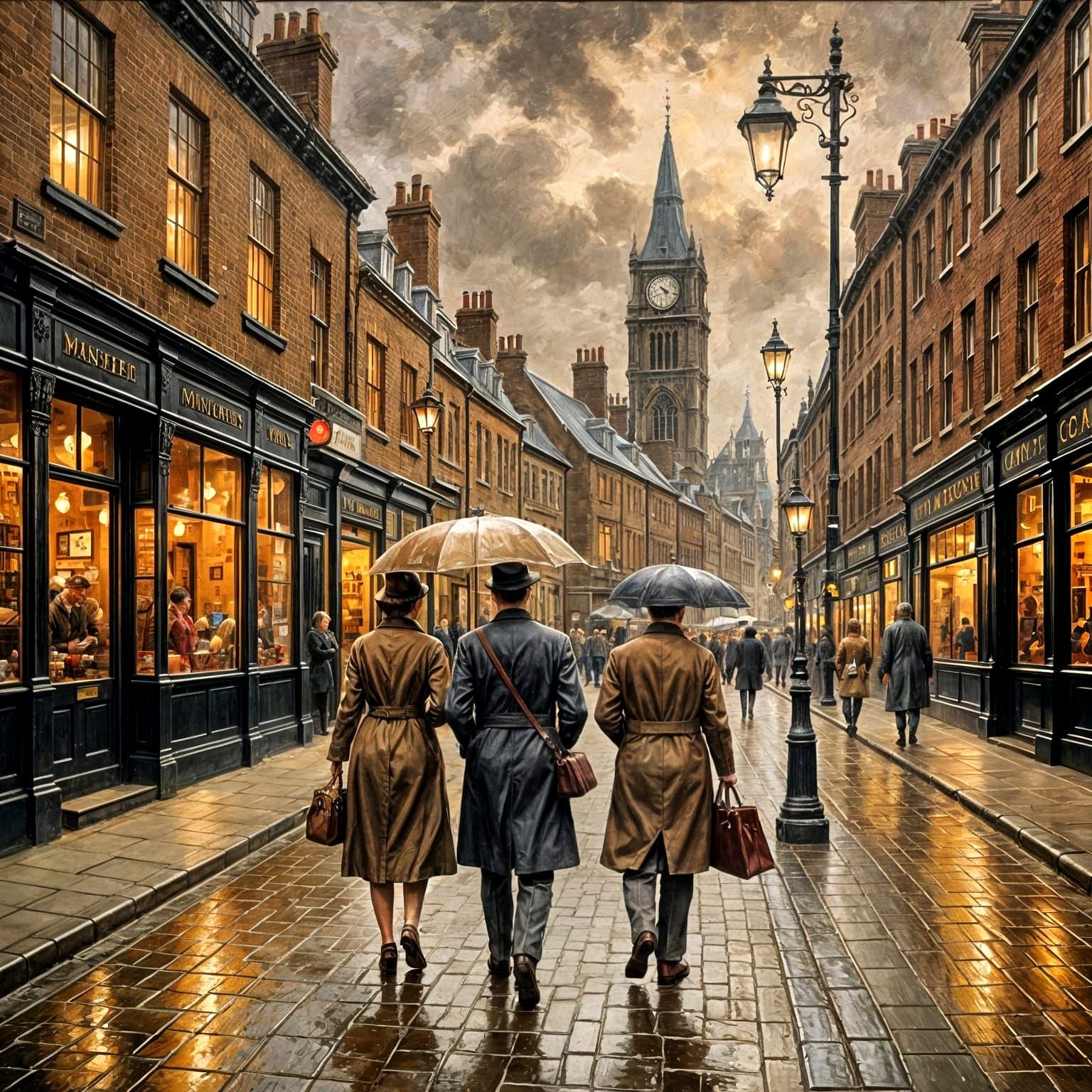 Manchester UK in the 1950's    4 likes  by @Simon