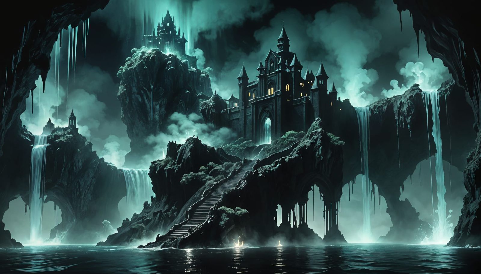 The Black Aerie.  by @Neuromortis