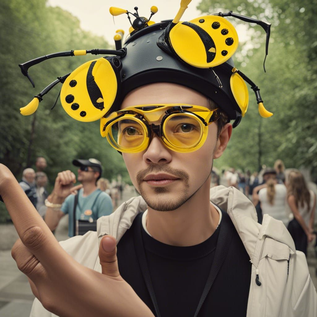 Bee glasses