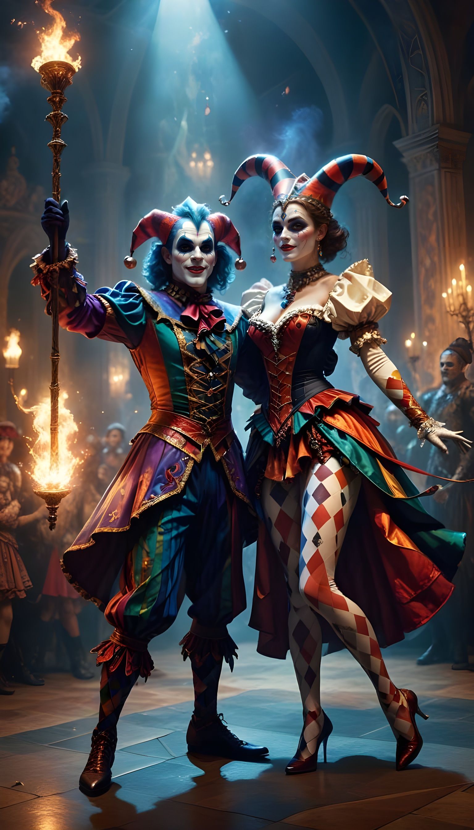 The King and the Queen of Fools  by @LoscoFiguro