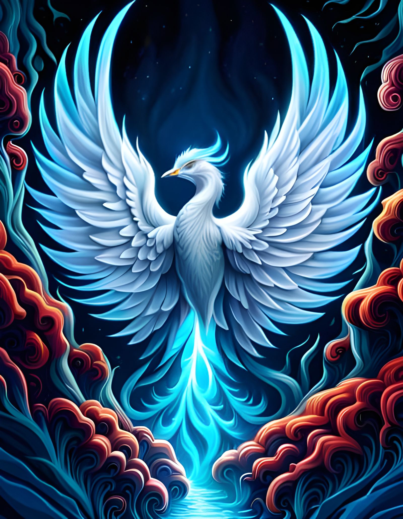 Rise of the icy Phoenix   by @Riyan Khan