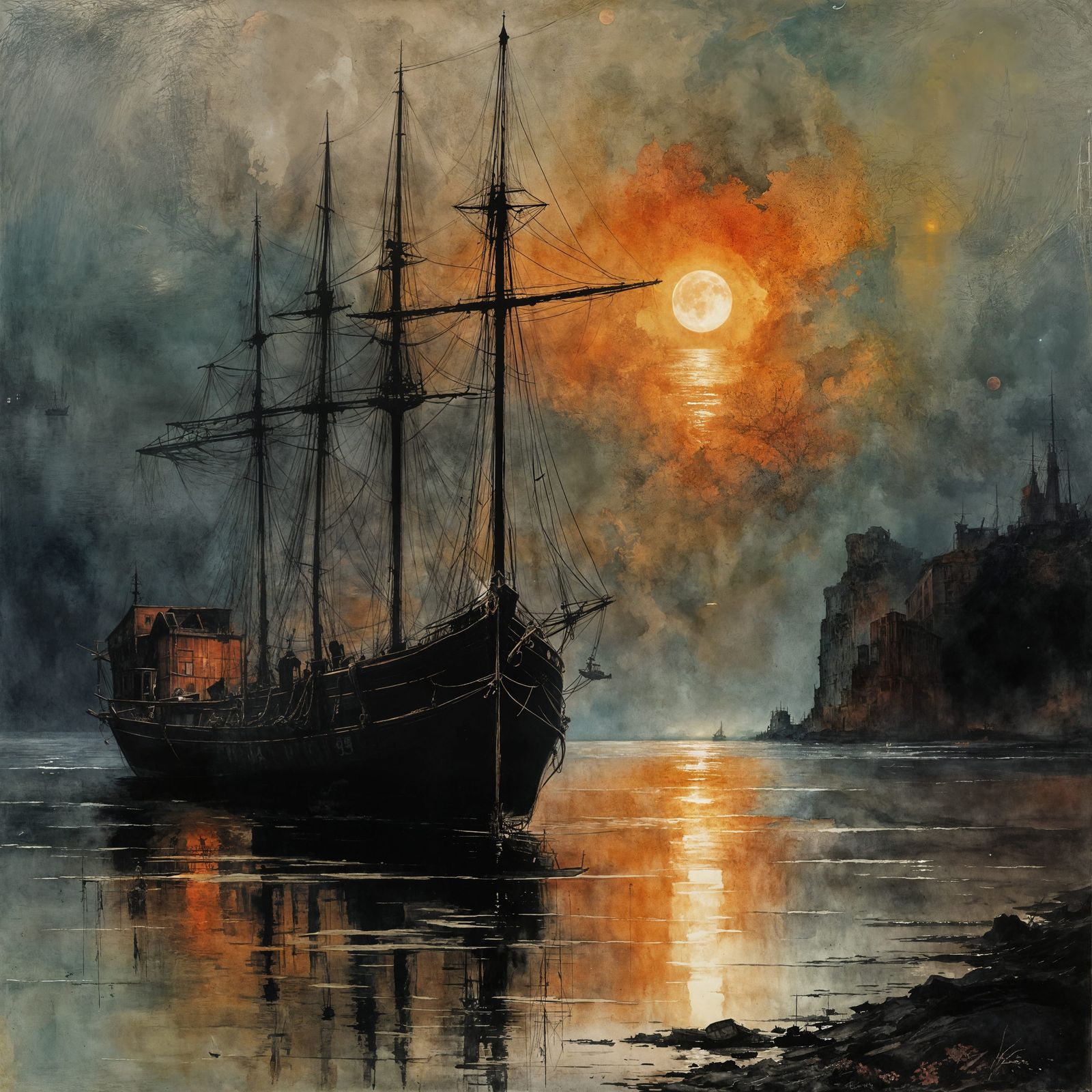 Anchored for the Night  by @Jazzygirl111