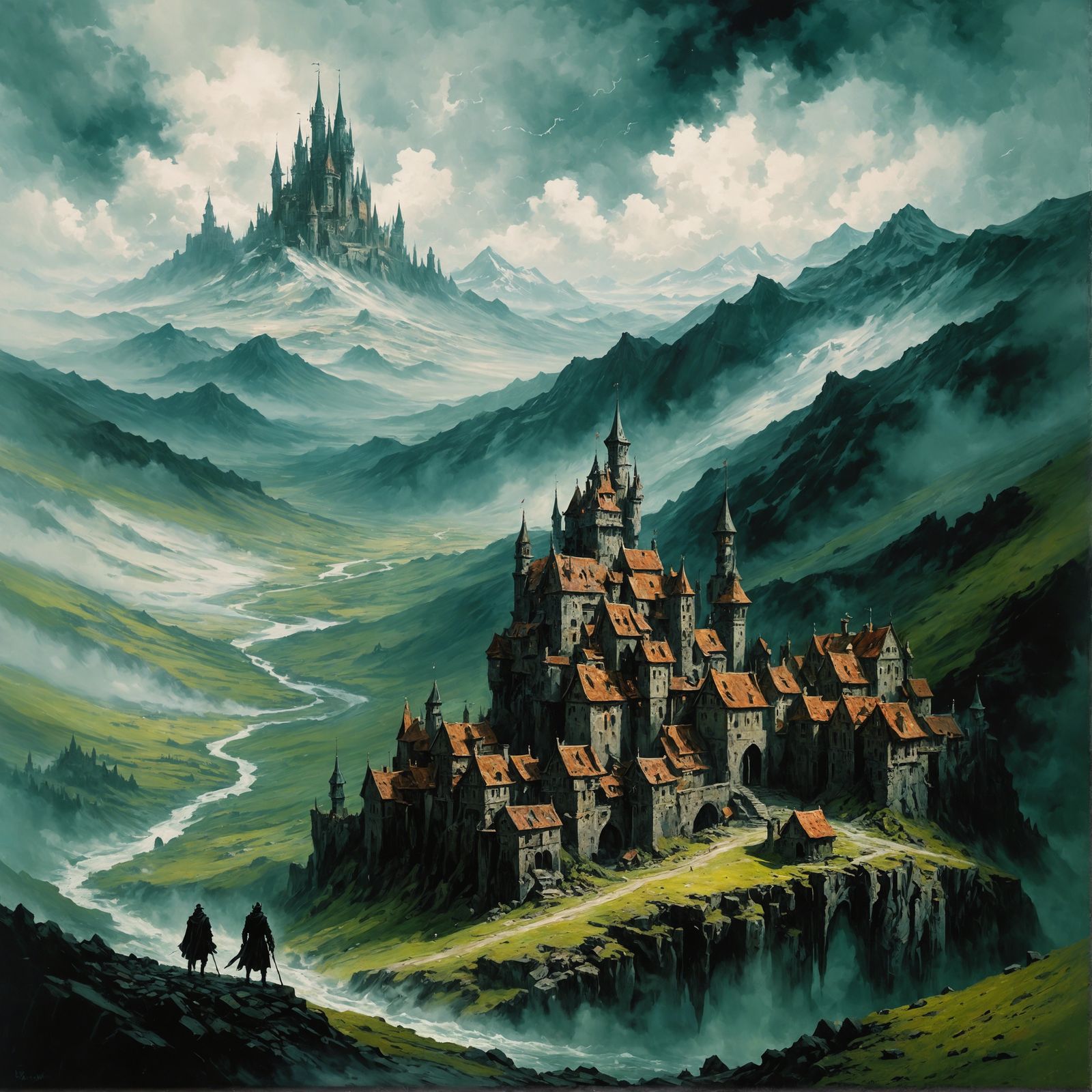 the town at the end of the world ... has been creatively  up...