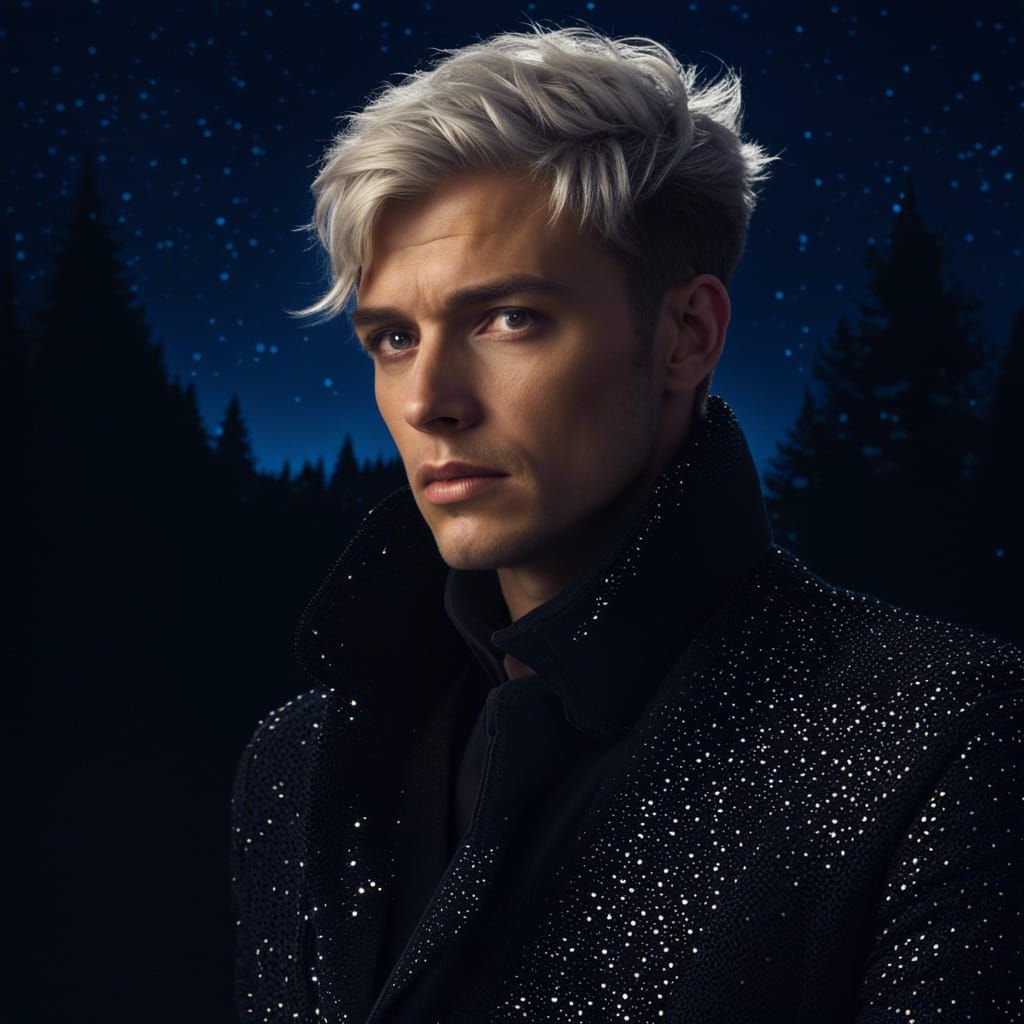 The portrait of the glitter's inventor