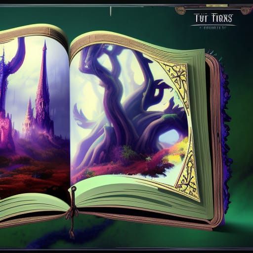book of spells, turret