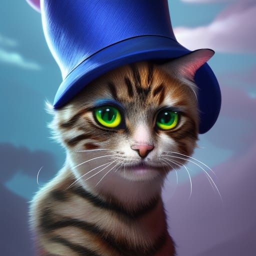 Cat in hat