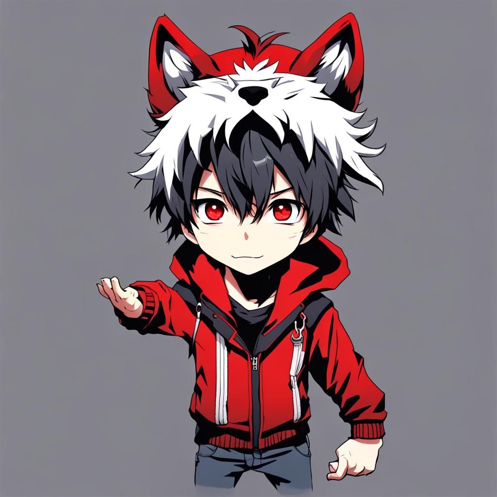 Drawings Anime Wolf Boy, HD Png Download , Transparent Png Image - PNGitem