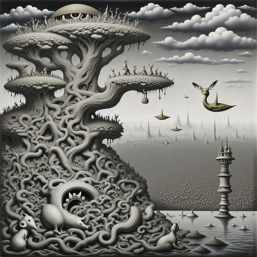 <lora:BLACK BEACH:1.0> <lora:surreal ink wash:1.0> 