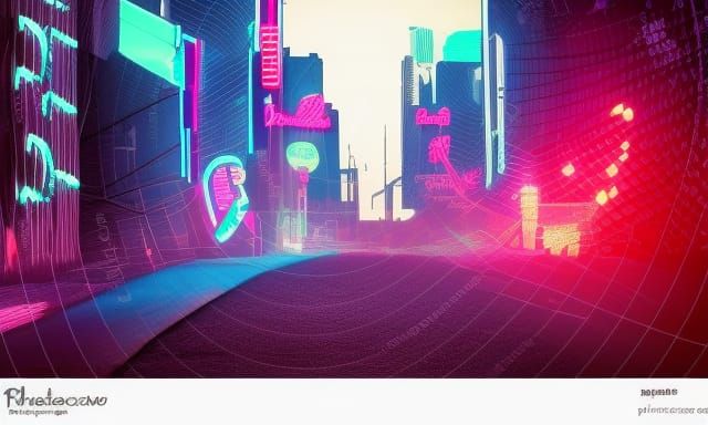 cyberpunk street