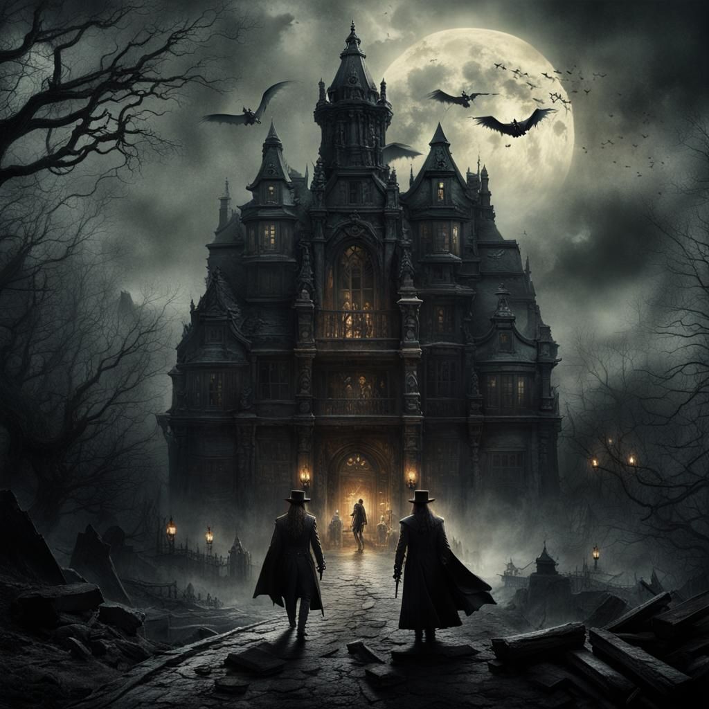 Van helsing chasing vampires