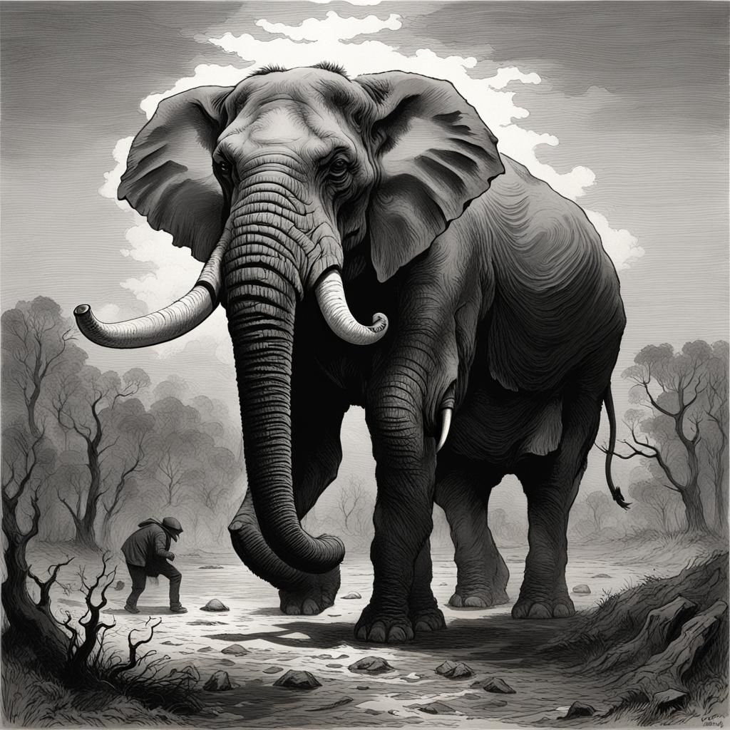 realistic elephant