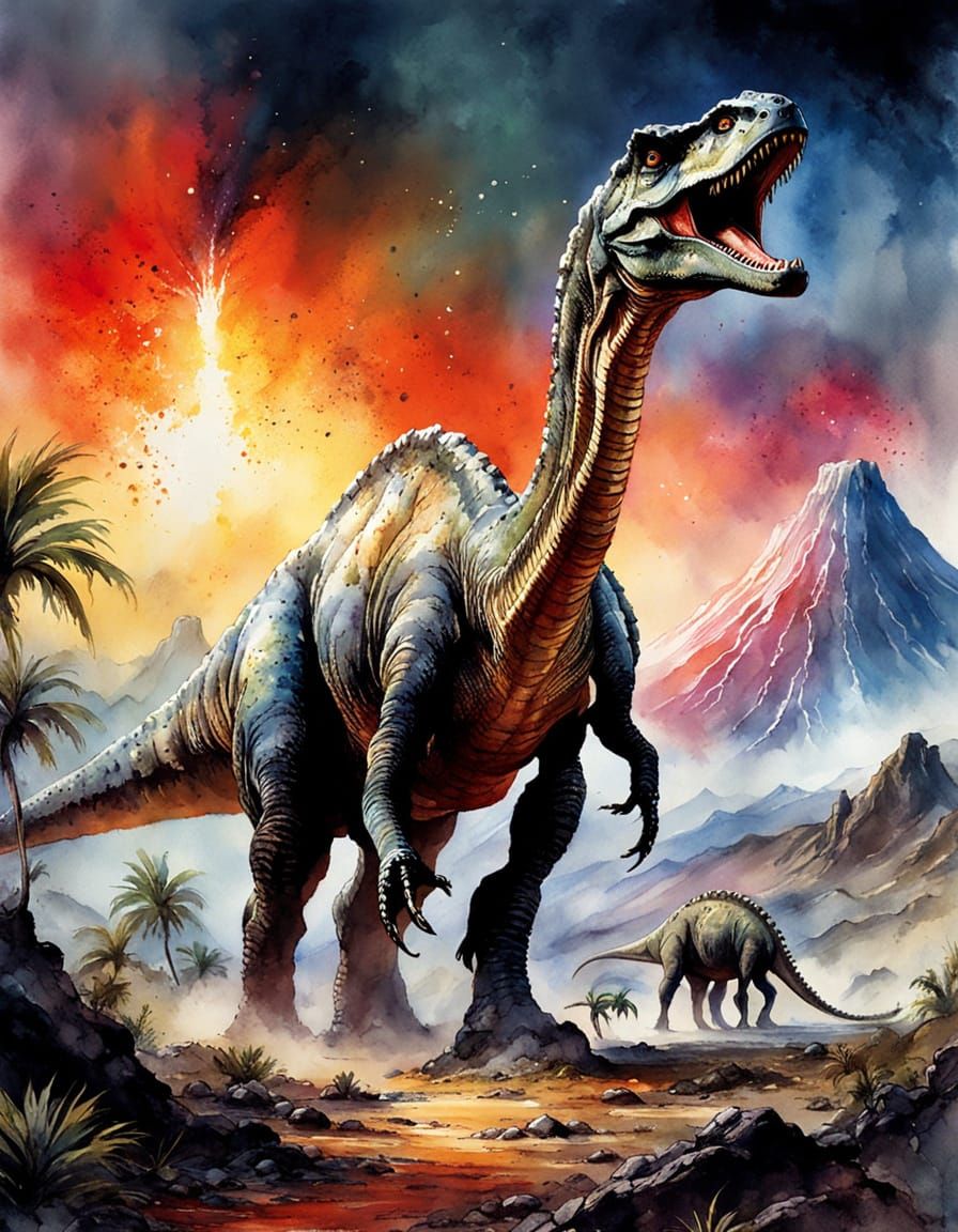 Jurassic period   by @MacMikkola